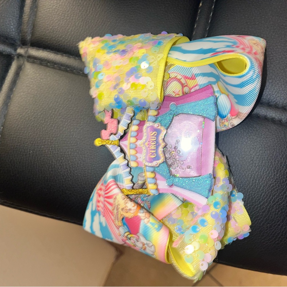 Colorful Sequin Hair Bow